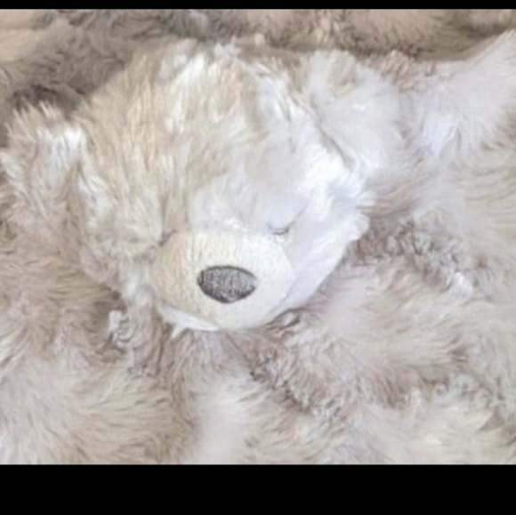 Blanket Beyond Baby Bear Gray Security Blanket Lovey Gray - Picture 4 of 4